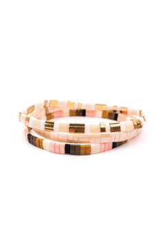 Picasso Bracelet shown in blush - listing includes one of a grab bag