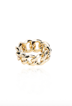 Vintage Havana Romona Beaded Gold Ring | Size 6