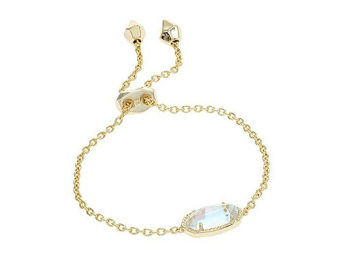 Kendra Scott Elaina Adjustable Chain Bracelet for Women, Fashion Jewelry, 14k Gold-Plated
