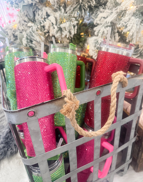 Rhinestone Christmas Tumblers