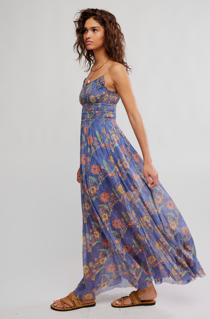 Free People Ciella Printed Dress in New England