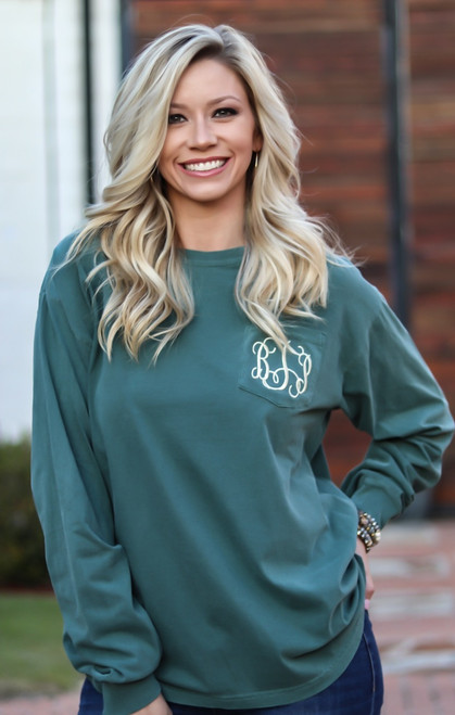 Monogrammed Comfort Colors T Shirts