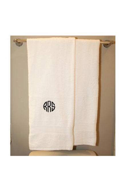 Bath towel set - monogram