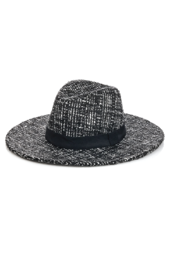 tweed fedora hat
