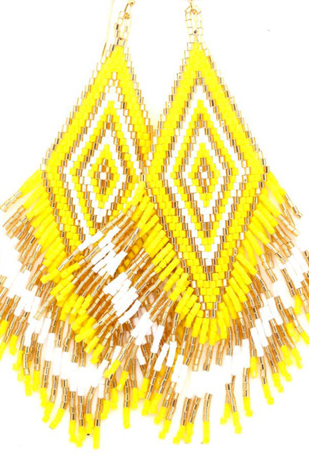 Karli Buxton | Confetti Earrings | Yellow
