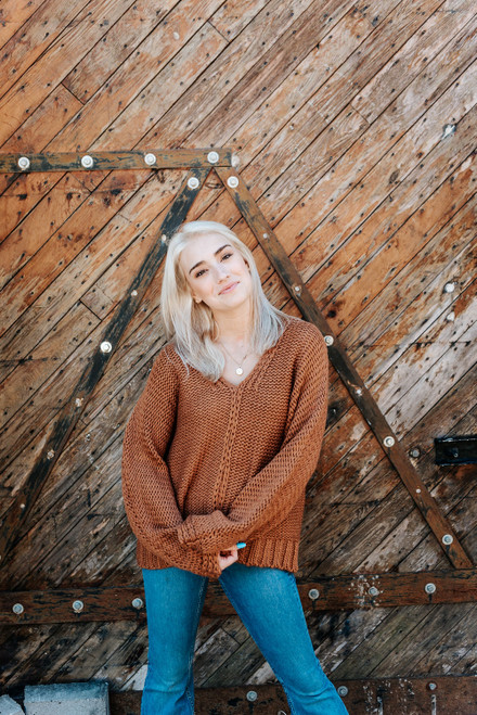 Rust Asper Sweater