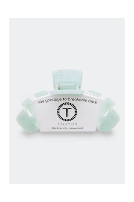 Teleties Mint Hair Clip Medium
