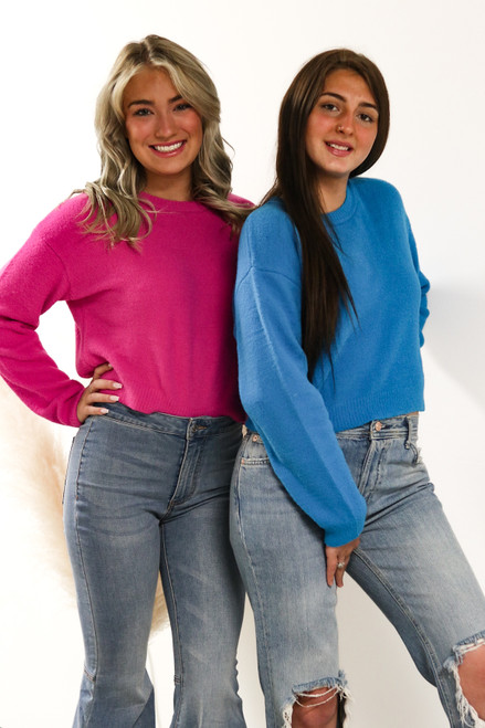 Hot Pink Softie Sweater