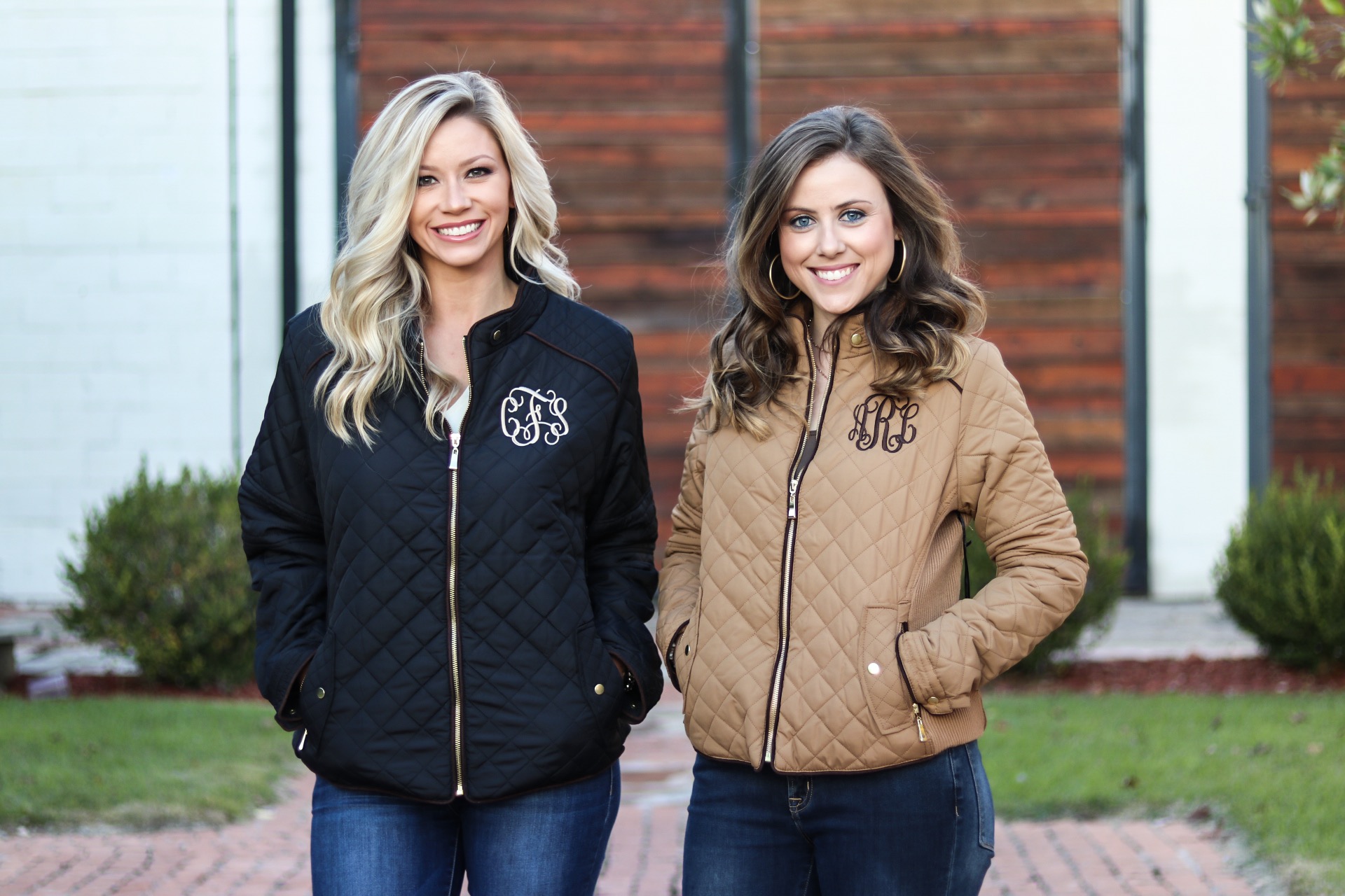 Monogrammed Ladies Quilted Vest