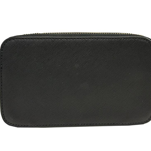 Jamie Solid Vegan Leather Camera Bag In Black
