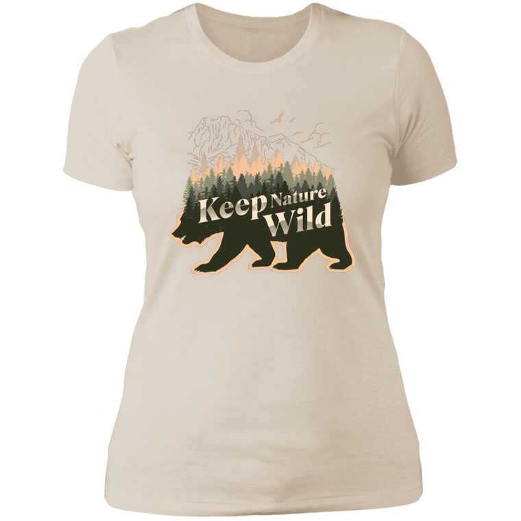 Ladies' Boyfriend T-Shirt - Keep Nature Wild