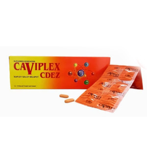 Erela Caviplex CDez 100 Kaplet Suplemen Vitamin Zinc & Daya Tahan Tubuh Erela Caviplex CDez 100 Kaplet Suplemen Vitamin Zinc & Daya Tahan Tubuh