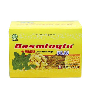 Jamu Jago Basmingin Flu 10 Sachet Obat Masuk Angin Pusing dan Perut Kembung