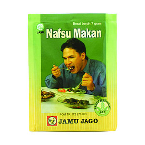 Jamu Jago Nafsu Makan 10 Sachet Memelihara Fungsi Pencernaan