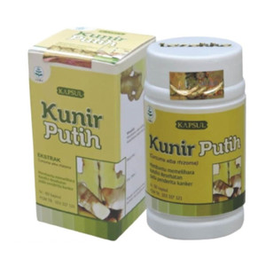 Tazakka Kunir Putih 60 Kapsul Obat Kanker Payudara dan Asam Lambung