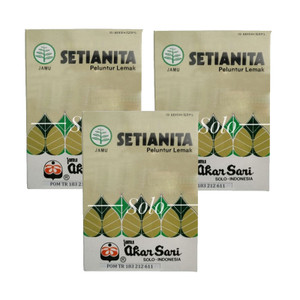 Akar Sari Setianita 120 Pil Obat Kolesterol dan Diet - 3 Box Akar Sari Setianita 120 Pil Obat Kolesterol dan Diet - 3 Box