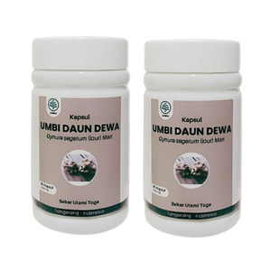 Sekar Utami Toga Umbi Daun Dewa 45 Kapsul Obat Kanker dan Tumor - 2 Botol