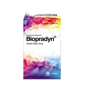 Erlimpex Biopradyn 60 Kaplet Meningkatkan Daya Tahan Tubuh Erlimpex Biopradyn 60 Kaplet Meningkatkan Daya Tahan Tubuh