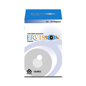 Erlimpex Ervision 30 Kapsul Memelihara Kesehatan Mata