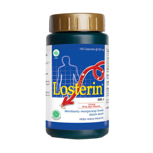 Borobudur Herbal Losterin 100 Kapsul Obat Kolesterol