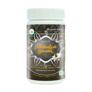 Borobudur Herbal Habbatus Sauda 60 Kapsul Memelihara Daya Tahan Tubuh