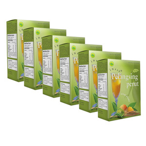 Sido Muncul Jamu Instan Pelangsing Perut 5 Sachet Obat Pelangsing dan Diet - 6 Box