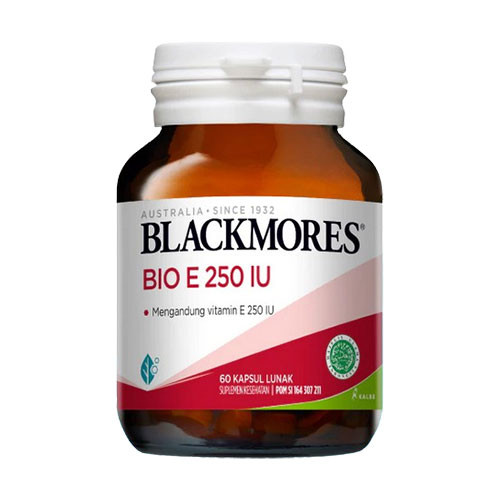 Blackmores Bio E 250IU 60 Kapsul Lunak Suplemen Vitamin E