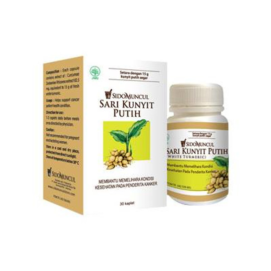 Sido Muncul Sari Kunyit Putih 30 Kaplet Obat Kanker Payudara