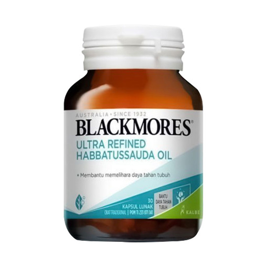 Blackmores Ultra Refined Habbatussauda Oil 30 Kapsul Memelihara Daya Tahan Tubuh