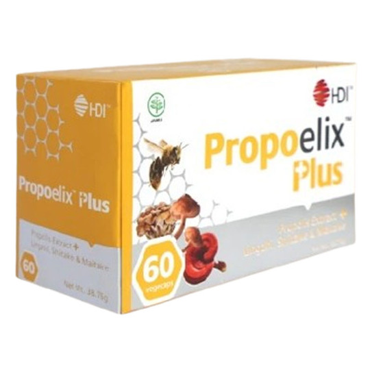 HDI Propoelix Plus 60 Vegetable Kapsul Meningkatkan Sistem Kekebalan Tubuh
