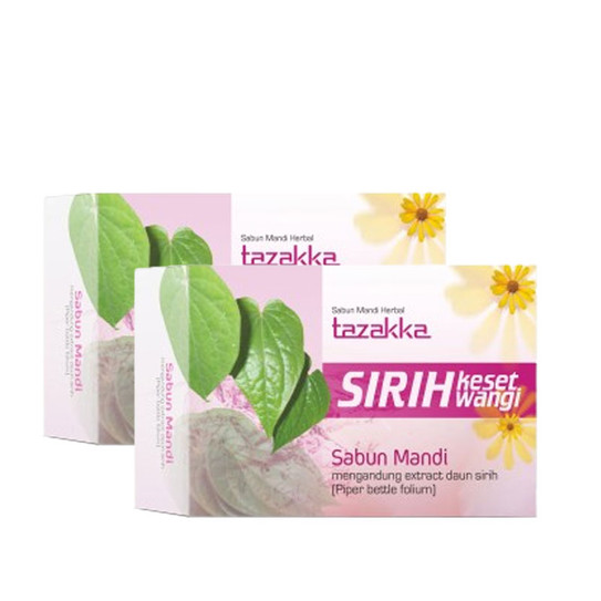 Tazakka Sabun Mandi Sirih Keset Wangi 90 gr Mengatasi Gatal-gatal di Kulit - 2 Pcs Tazakka Sabun Mandi Sirih Keset Wangi 90 gr Mengatasi Gatal-gatal di Kulit - 2 Pcs