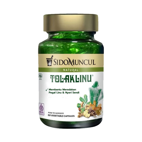Sido Muncul Natural Tolak Linu 50 Kapsul Lunak Obat Pegal Linu dan Nyeri Sendi