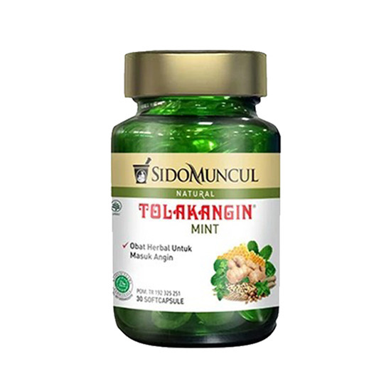Sido Muncul Natural Tolak Angin Mint 50 Kapsul Lunak Obat Masuk Angin Mual