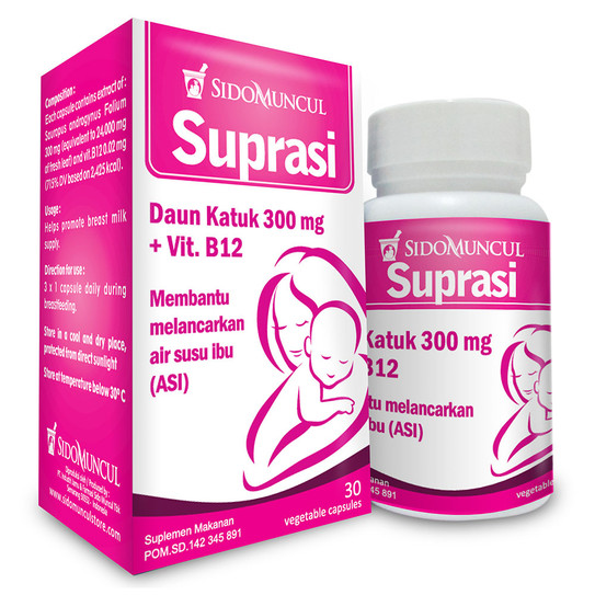 Sido Muncul Suprasi 30 Kapsul Membantu Melancarkan ASI