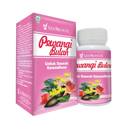 Sido Muncul Pewangi Bulan 30 Kapsul Mencegah Keputihan dan Menormalkan Siklus Datang Bulan