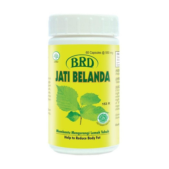 Borobudur Herbal Jati Belanda 60 Kapsul Obat Pelangsing dan Diet