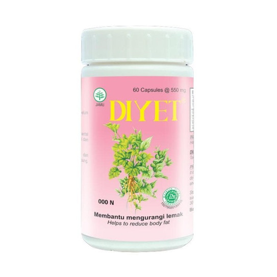 Borobudur Herbal Diyet 60 Kapsul Obat Pelangsing dan Diet