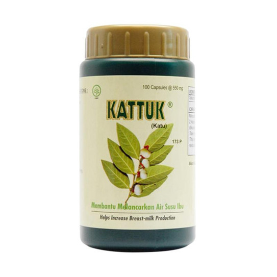 Borobudur Herbal Kattuk 100 Kapsul Melancarkan ASI