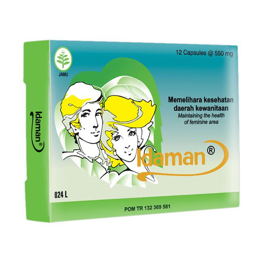 Borobudur Herbal Idaman 12 Kapsul Memelihara Kesehatan Organ Daerah Kewanitaan