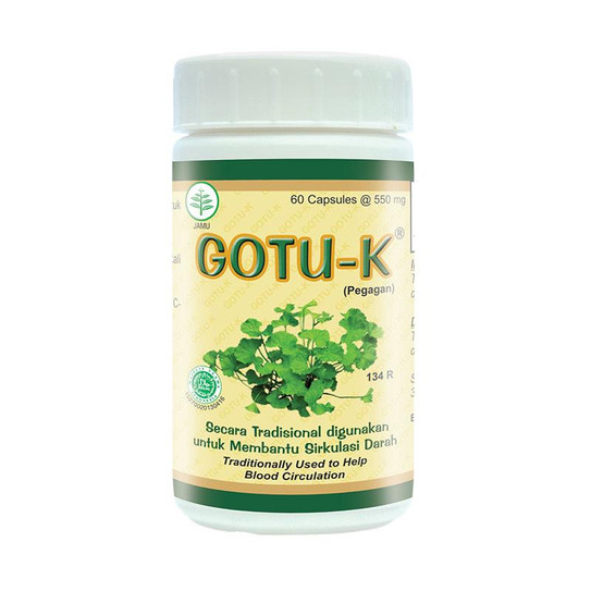 Borobudur Herbal Gotu-K 60 Kapsul Obat Sakit Kepala