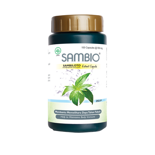 Borobudur Herbal Sambio 100 Kapsul Antivirus dan Meningkatkan Daya Tahan Tubuh
