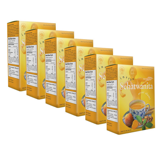 Sido Muncul Jamu Instan Sehat Wanita 5 Sachet Memelihara Kesehatan Tubuh - 6 Box