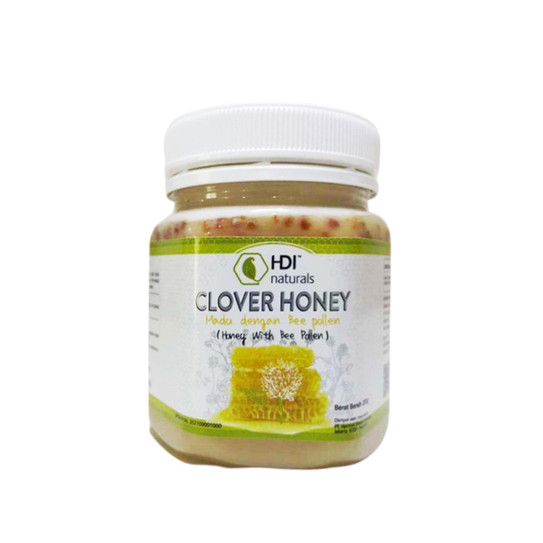HDI Naturals Clover Honey 250 gr Madu Meningkatkan Daya Tahan Tubuh