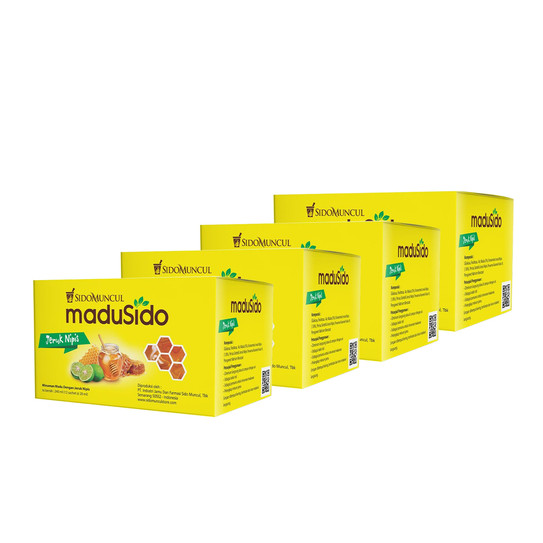 Sido Muncul MaduSido Jeruk Nipis 12 Sachet - Box