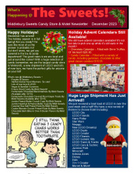 December 2023 Middlebury Sweets Newsletter