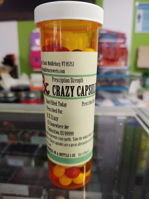 Candy Filled Prescriptions - Crazy Capsules