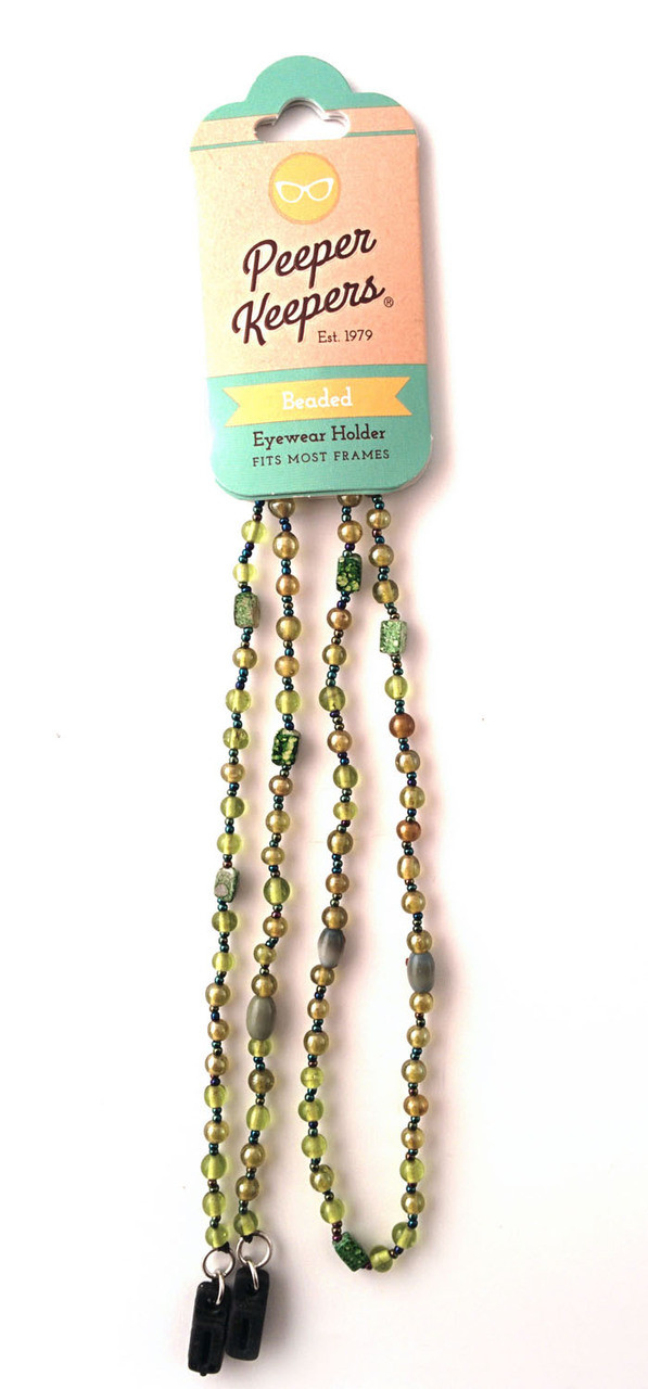 Peeper Keeper Braided Leather Eyeglass Retainer Low Vision Glasses