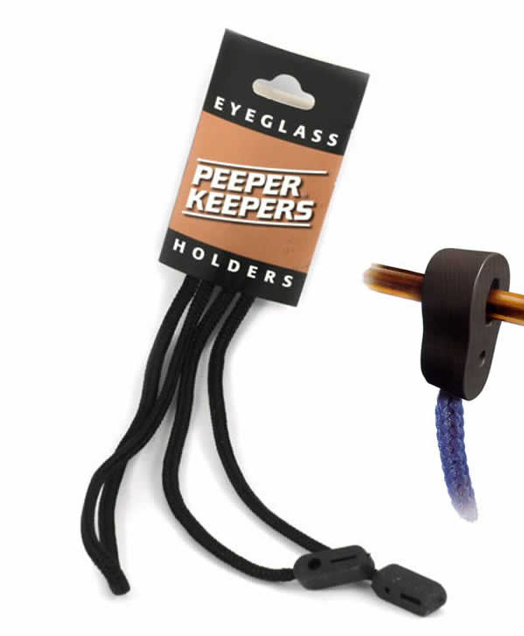 Peeper Keepers - Anodized aluminum eyeglass holders - CHARITABLE ART