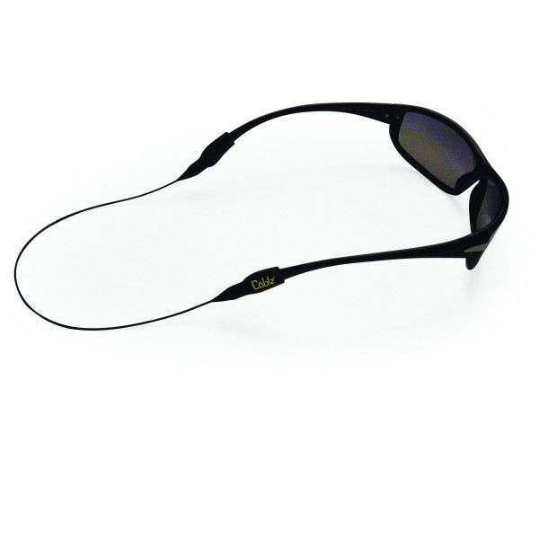 Cablz Original Eyewear Retainer – 14-Inch, Black And Yellow With Black Cable, Adjustable