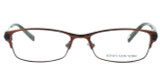Jones New York Womens Designer Eyeglasses J463 in Brown :: Rx Progressive